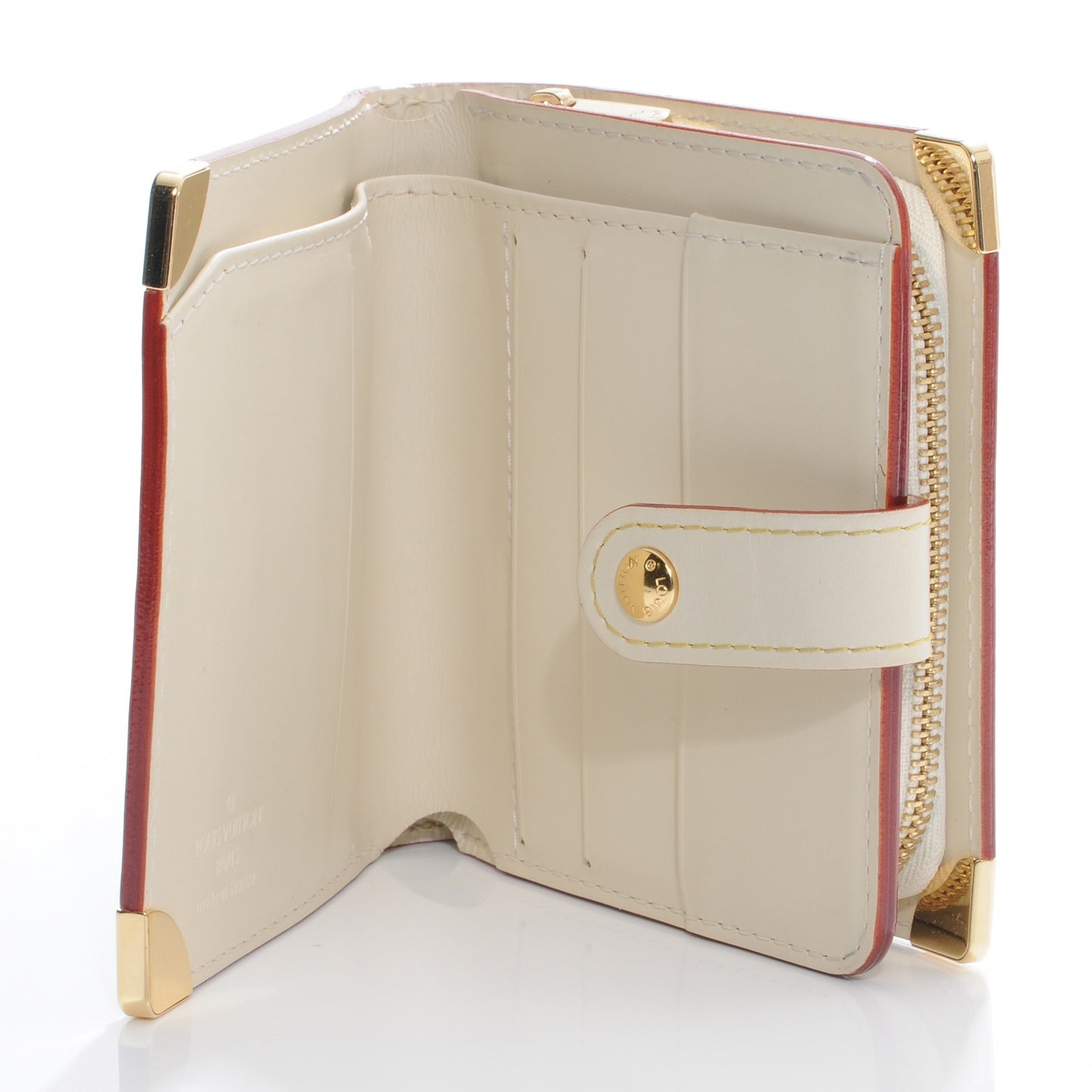Suhali Compact Zipped Wallet White