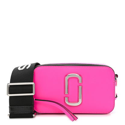 Marc Jacobs Saffiano Small Snapshot Camera Bag Pink 1 of 12