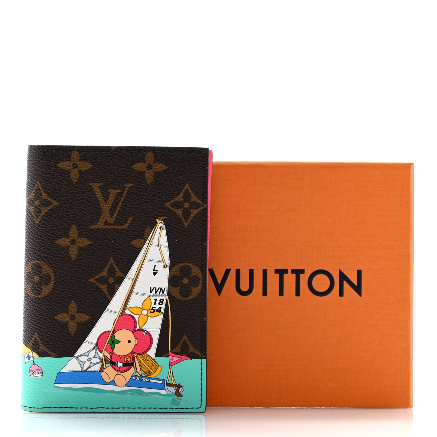 Monogram 2023 Christmas Animation Tropical Seas Passport Cover Dragon Fruit Pink