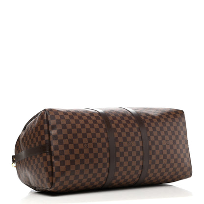 Louis Vuitton Damier Ebene Keepall Bandouliere 55 4 of 11