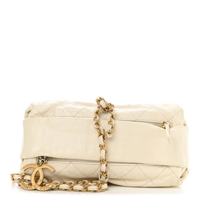 Chanel Calfskin Quilted Baluchon White 1 of 11