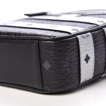 MCM Visetos Spot Crossbody Bag Black 7 of 11