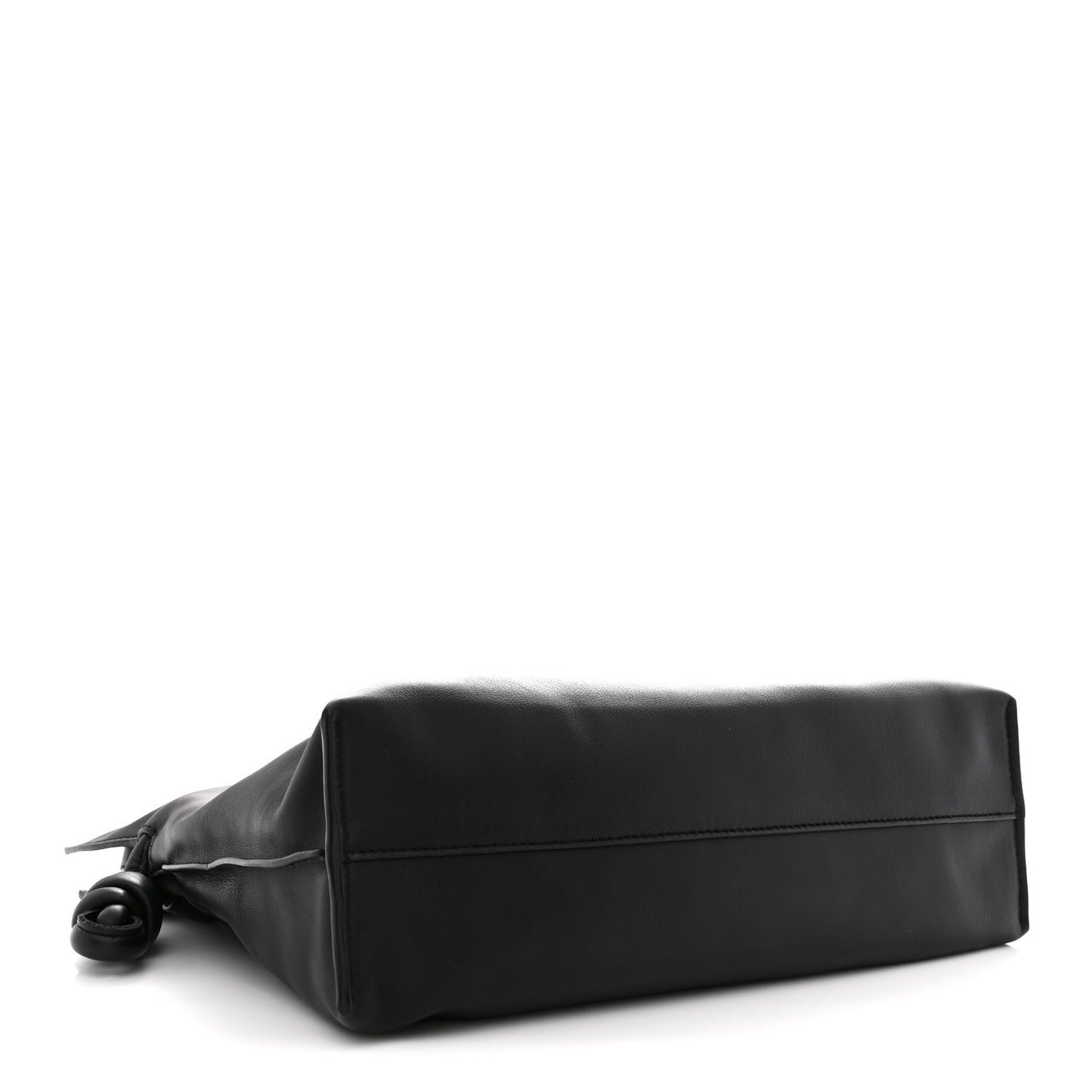 Nappa Medium Flamenco Knot Bag Black