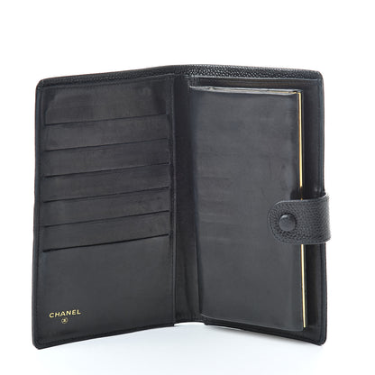 Chanel Caviar Timeless CC French Wallet Black 5 of 14