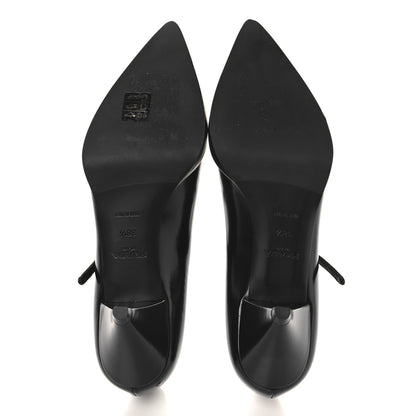 Prada Spazzolato Mary Jane 45mm Pumps 38.5 Black 6 of 8