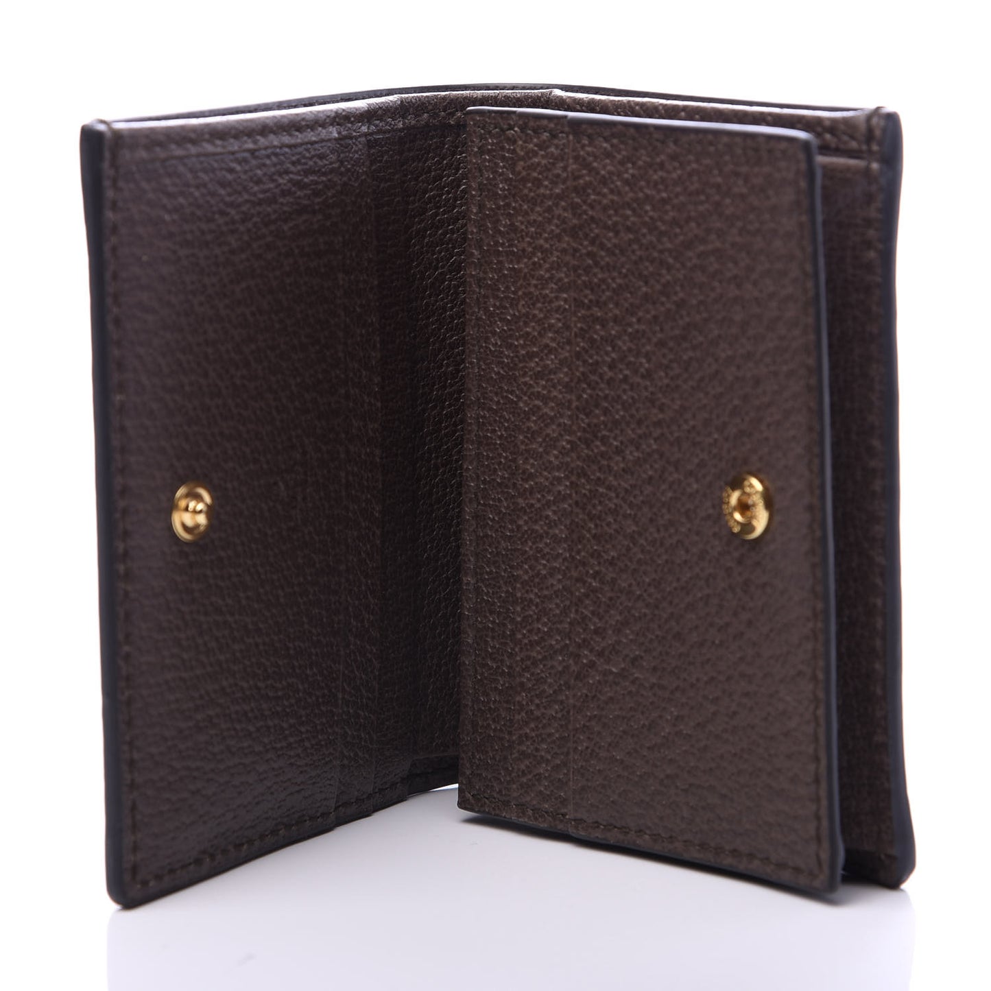 GG Supreme Monogram Web Ophidia Card Case Beige New Acero