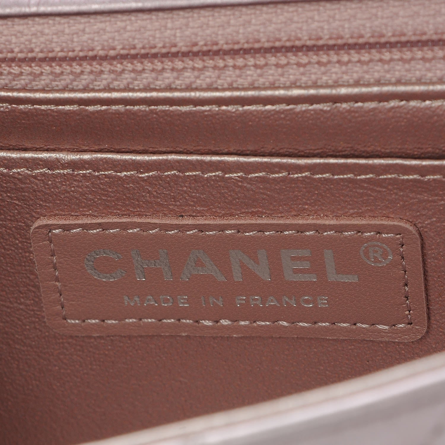 Chanel Metallic Calfskin Quilted Mini Rectangular Flap Pink 6 of 7