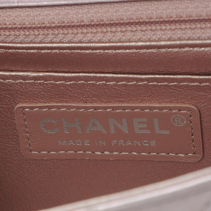 Chanel Metallic Calfskin Quilted Mini Rectangular Flap Pink 6 of 7