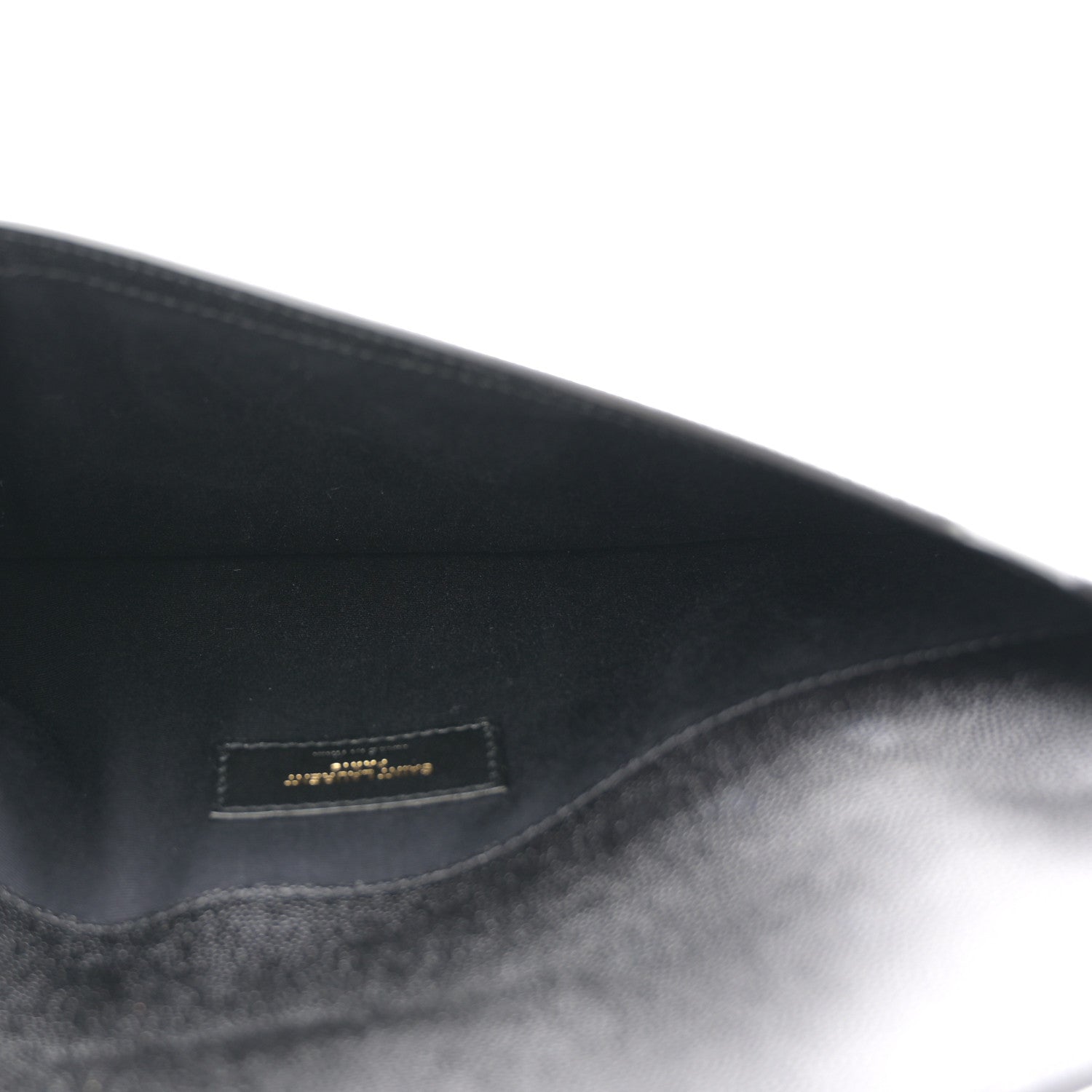 Saint Laurent Grain De Poudre Uptown Pouch Black 5 of 8