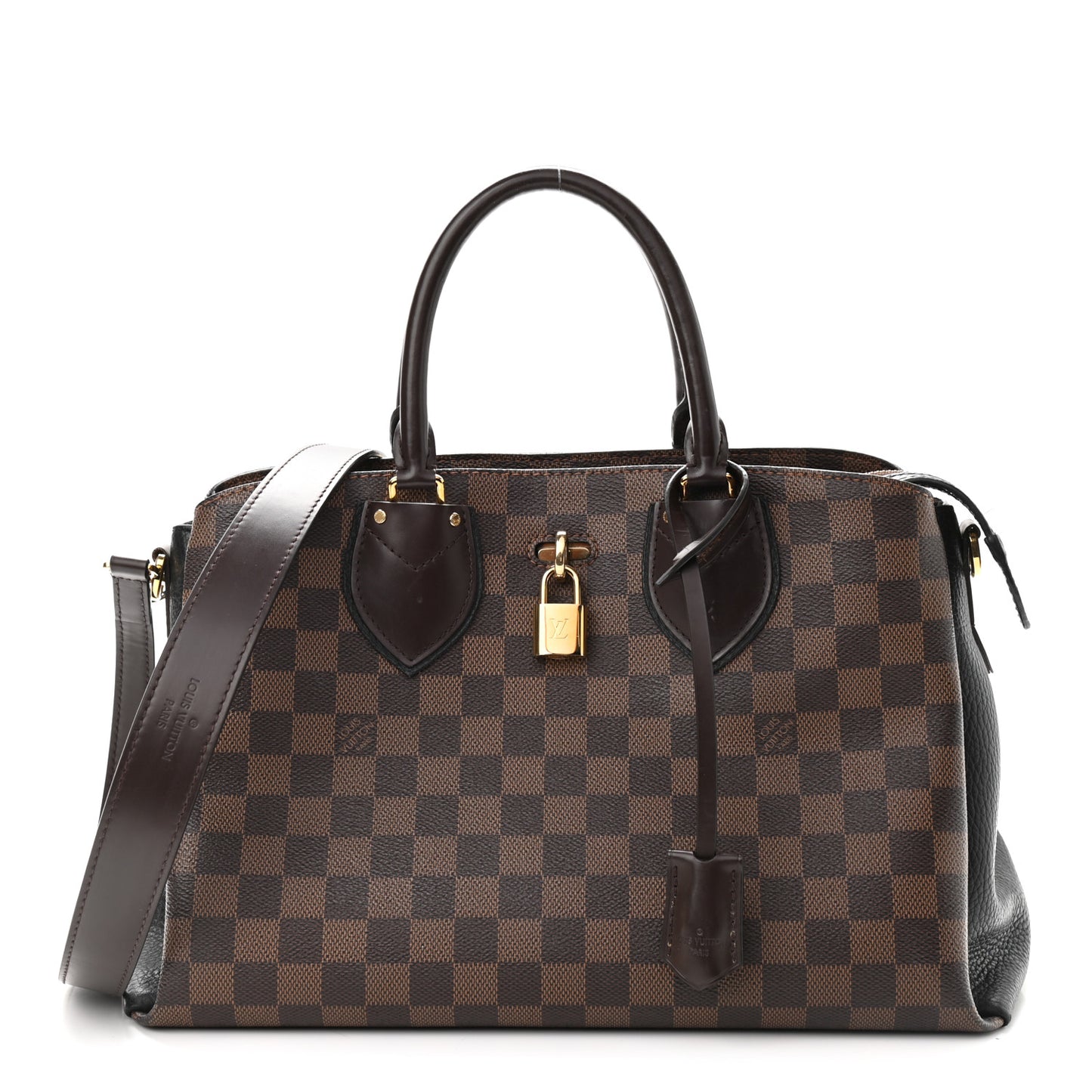 Cuir Taurillon Damier Ebene Normandy Black
