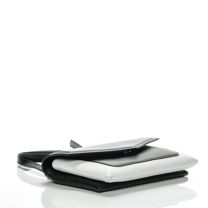 Givenchy Calfskin Duetto Crossbody Bag White Black 4 of 6