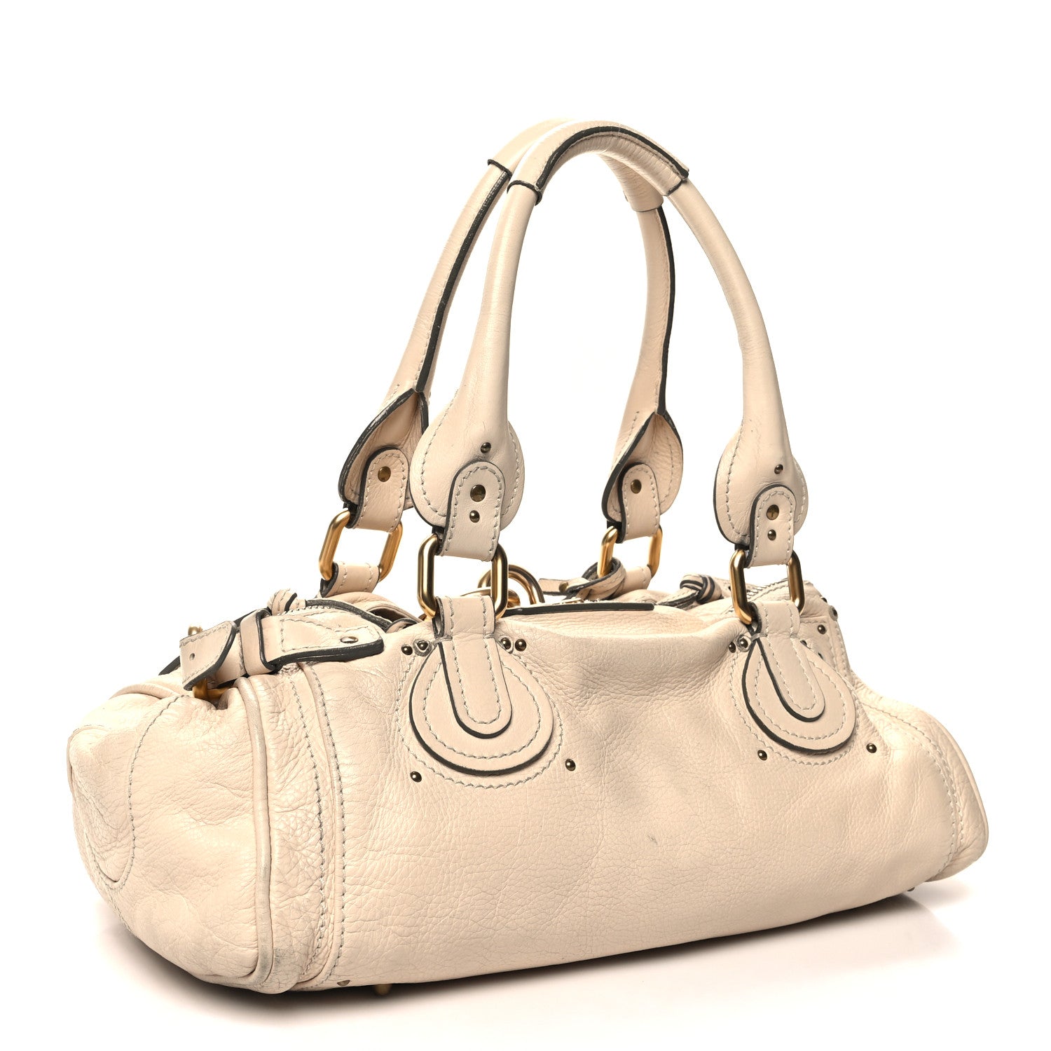Chloe Calfskin Medium Paddington Satchel Beige 3 of 17