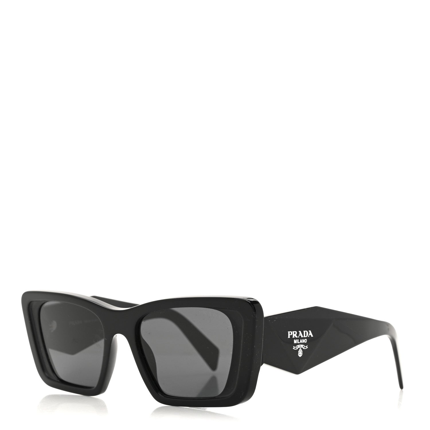 Prada Acetate Symbole Sunglasses SPR 08Y Black 1 of 7