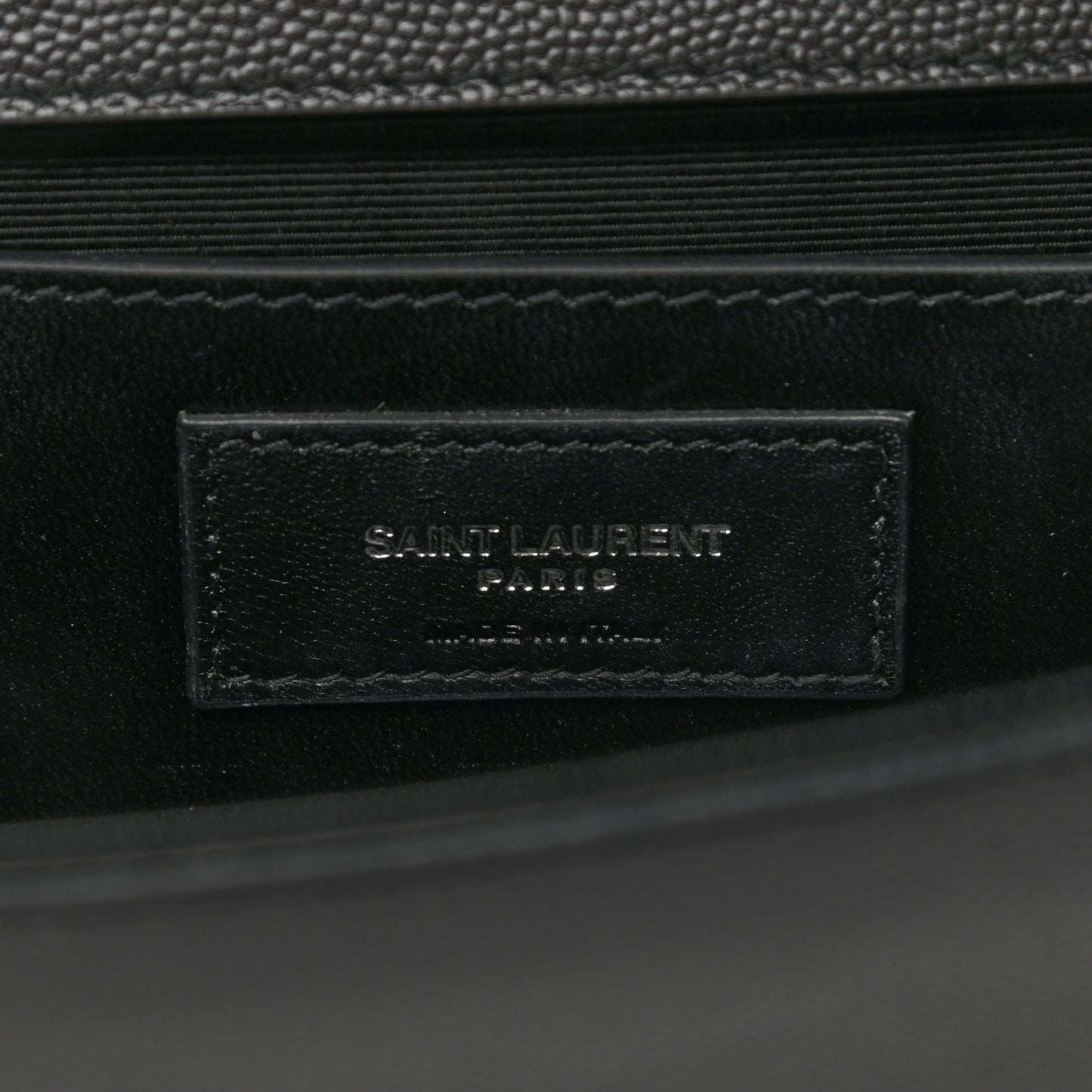 Grain De Poudre Monogram Cassandre Clutch Black