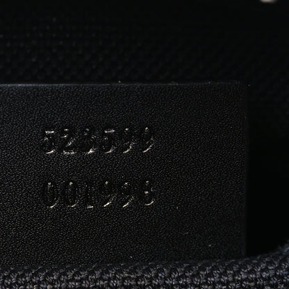 Gucci GG Supreme Monogram Web Small Flat Messenger Bag Black Grey 7 of 9