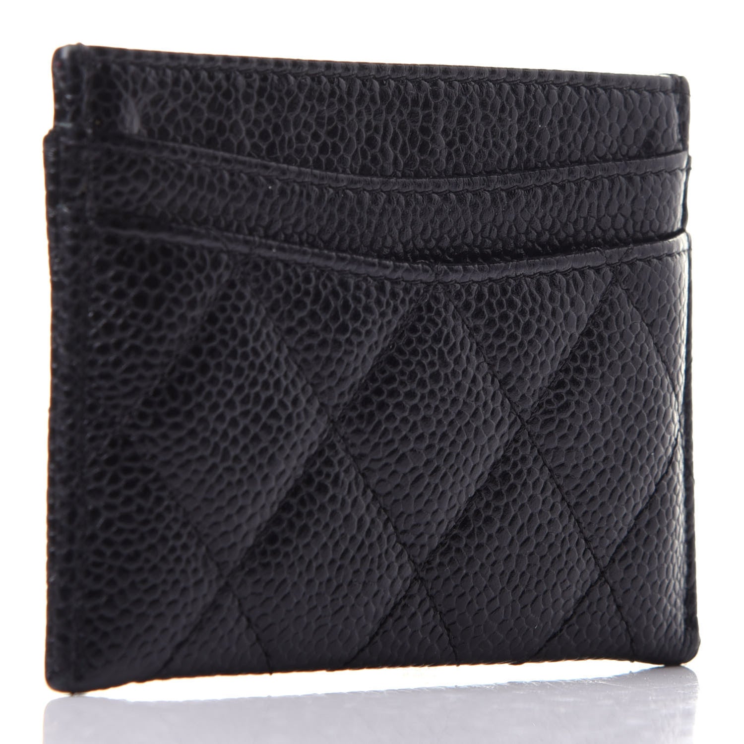 Chanel Caviar Quilted Card Holder Black 3 of 9