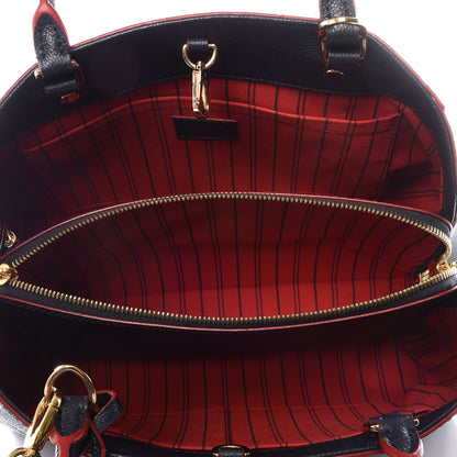 Louis Vuitton Empreinte Montaigne MM Marine Rouge 4 of 13