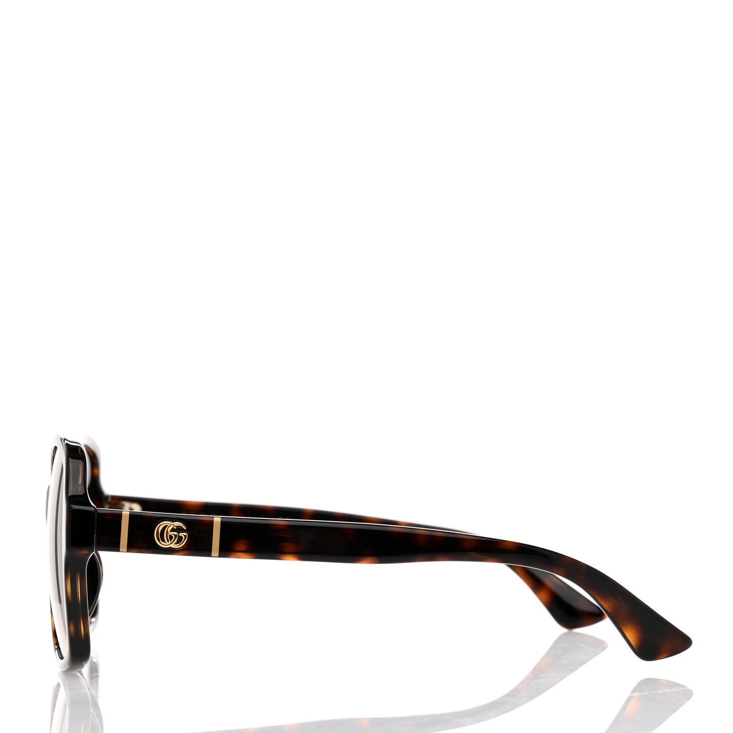 Acetate Square Sunglasses GG0765SA Havana