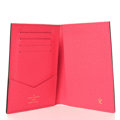 Louis Vuitton Monogram 2023 Christmas Animation Tropical Seas Passport Cover Dragon Fruit Pink 5 of 7