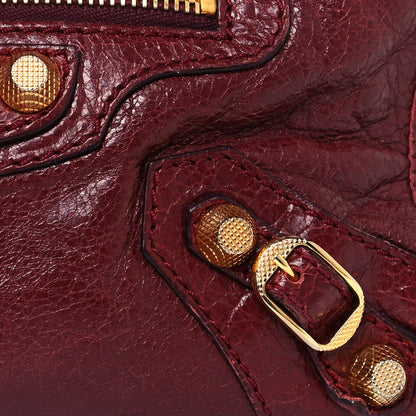 Balenciaga Agneau Giant 12 Gold Hardware Mini City Rouge Cerise 8 of 16