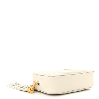 Saint Laurent Grain De Poudre Matelasse Monogram Mini Lou Camera Bag Crema Soft 4 of 9