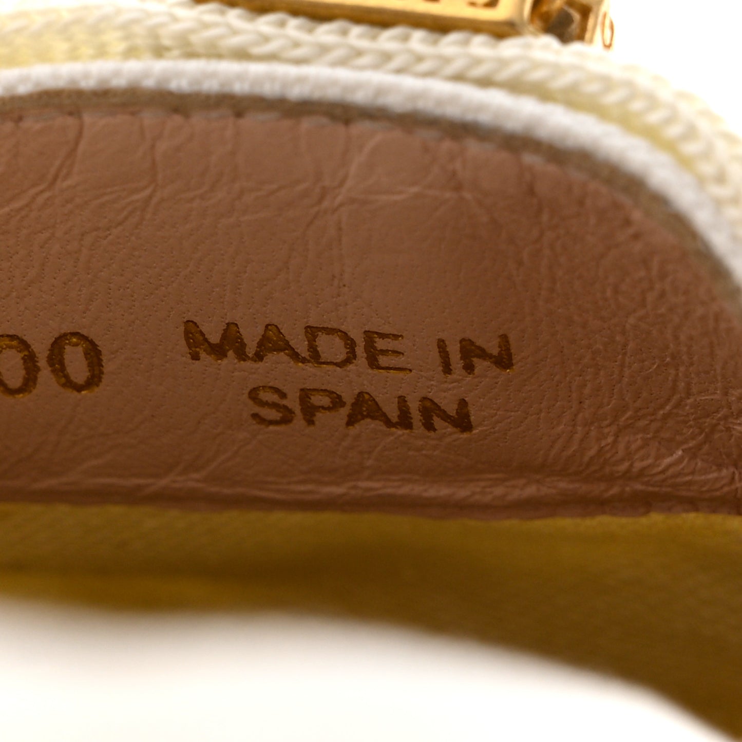 Canvas Crystal Embellished Platform Espadrilles 37 Great White