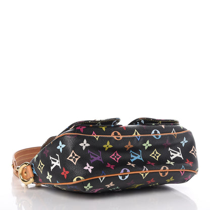 Louis Vuitton Monogram Multicolor Lodge PM Black 4 of 7