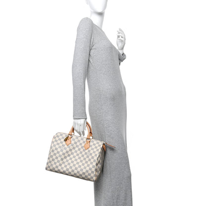 Louis Vuitton Damier Azur Speedy 30 2 of 11