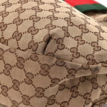 Gucci Monogram Large New Ladies Web Hobo Off White 9 of 15