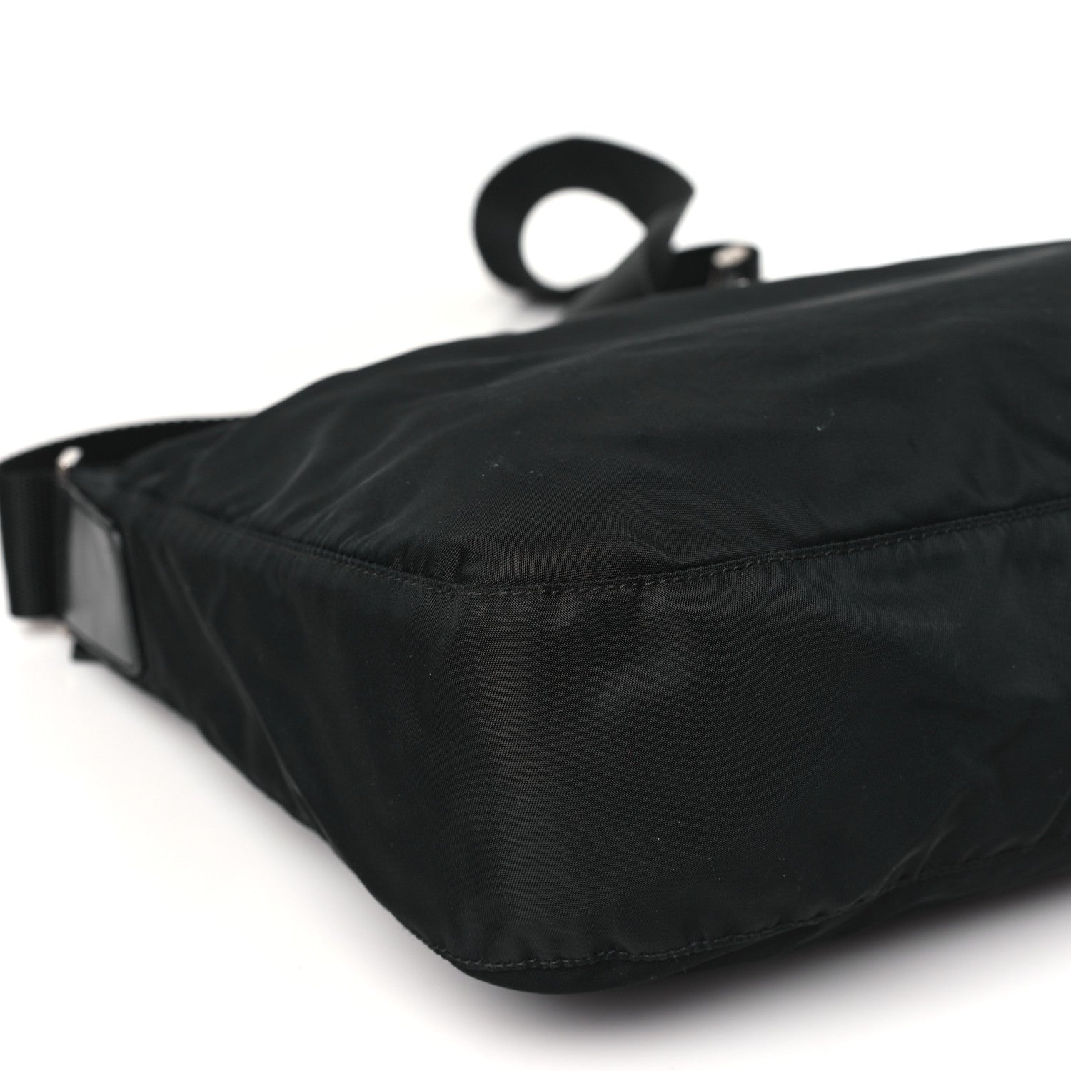 Prada Tessuto Nylon Messenger Bag Black 8 of 9