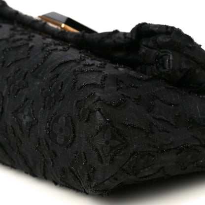Louis Vuitton Lurex Quilted Monogram Altair Clutch Black 14 of 23