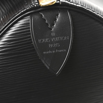Louis Vuitton Epi Keepall 45 Black 10 of 17