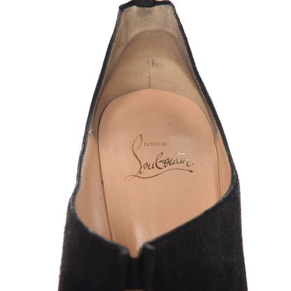 Christian Louboutin Suede Maillot 160 Pumps 38 Black 9 of 19