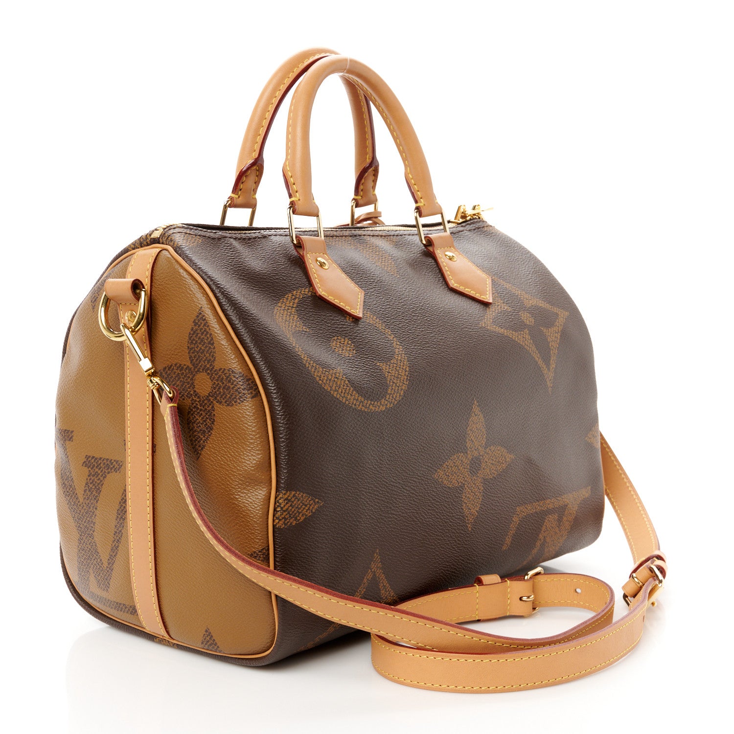 Louis Vuitton Reverse Monogram Giant Speedy Bandouliere 30 3 of 13