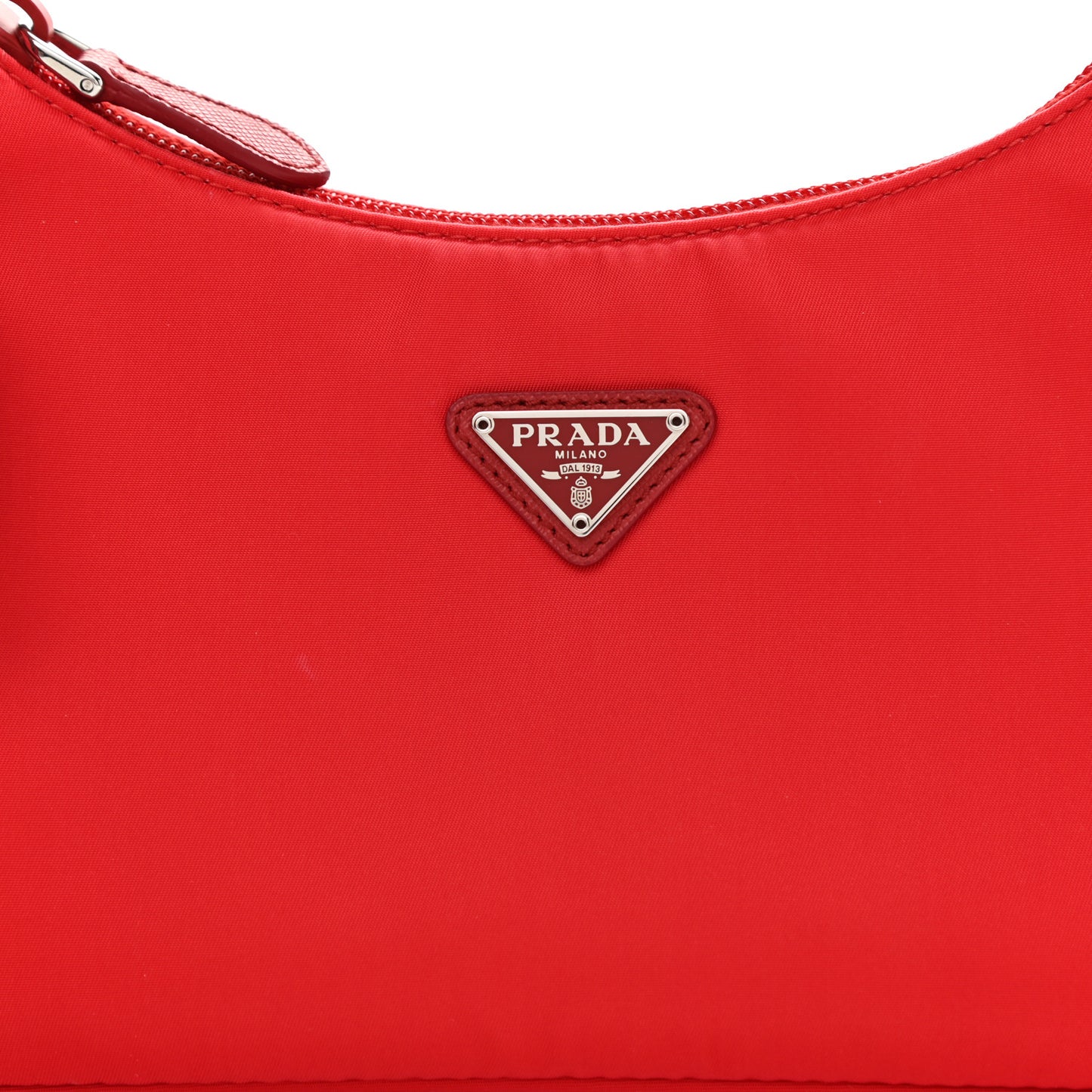 Tessuto Nylon Mini Re-Edition 2000 Bag Rosso