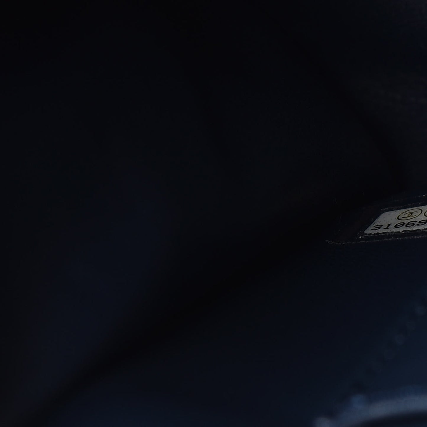 Caviar Lizard Embossed Quilted Small Coco Handle Flap Navy Blue
