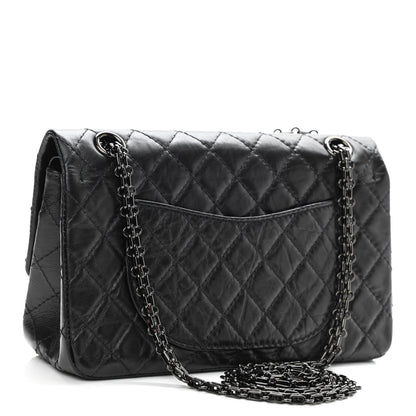 Chanel Aged Calfskin Quilted 2.55 Reissue 225 Flap So Black 3 of 11