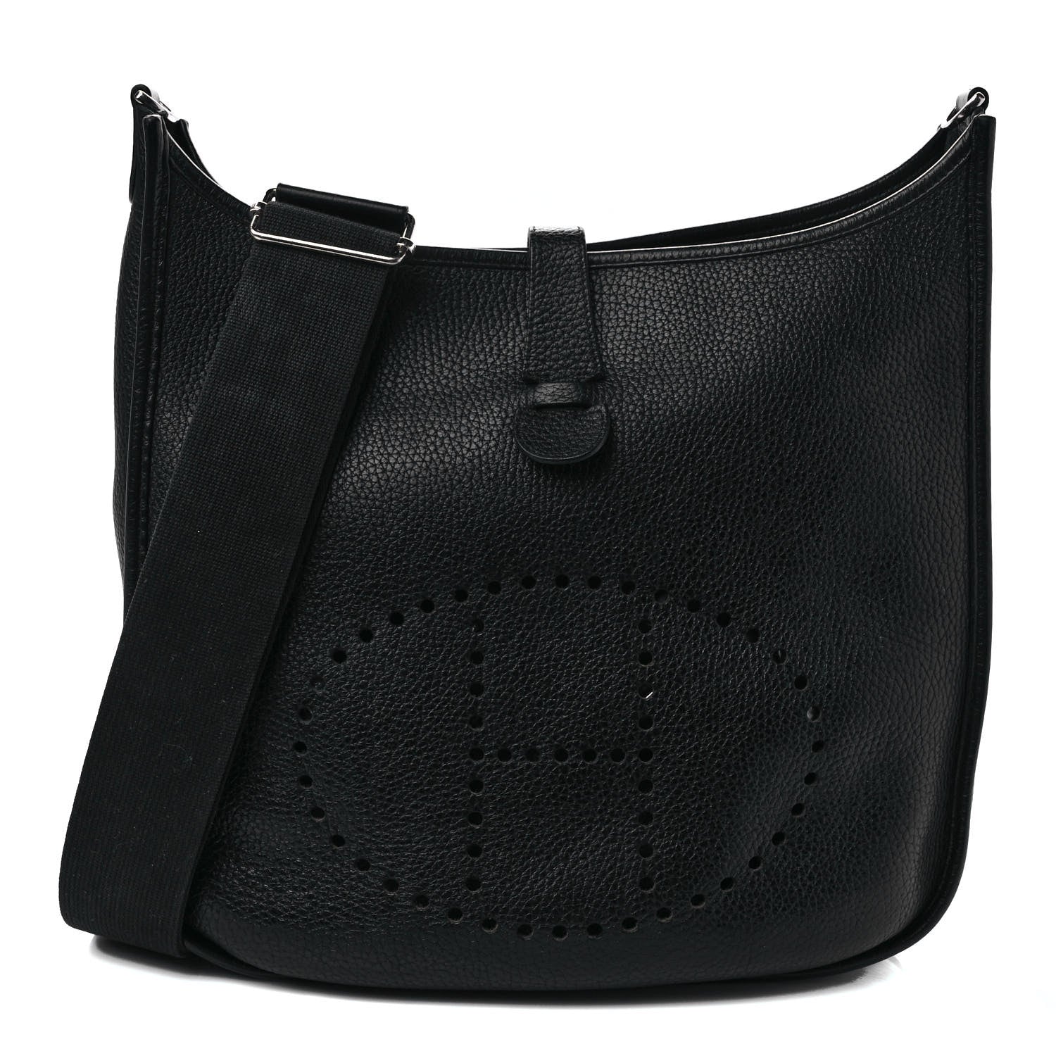Hermes Taurillon Clemence Evelyne III GM Black 1 of 11
