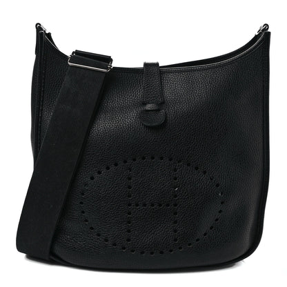 Hermes Taurillon Clemence Evelyne III GM Black 1 of 11