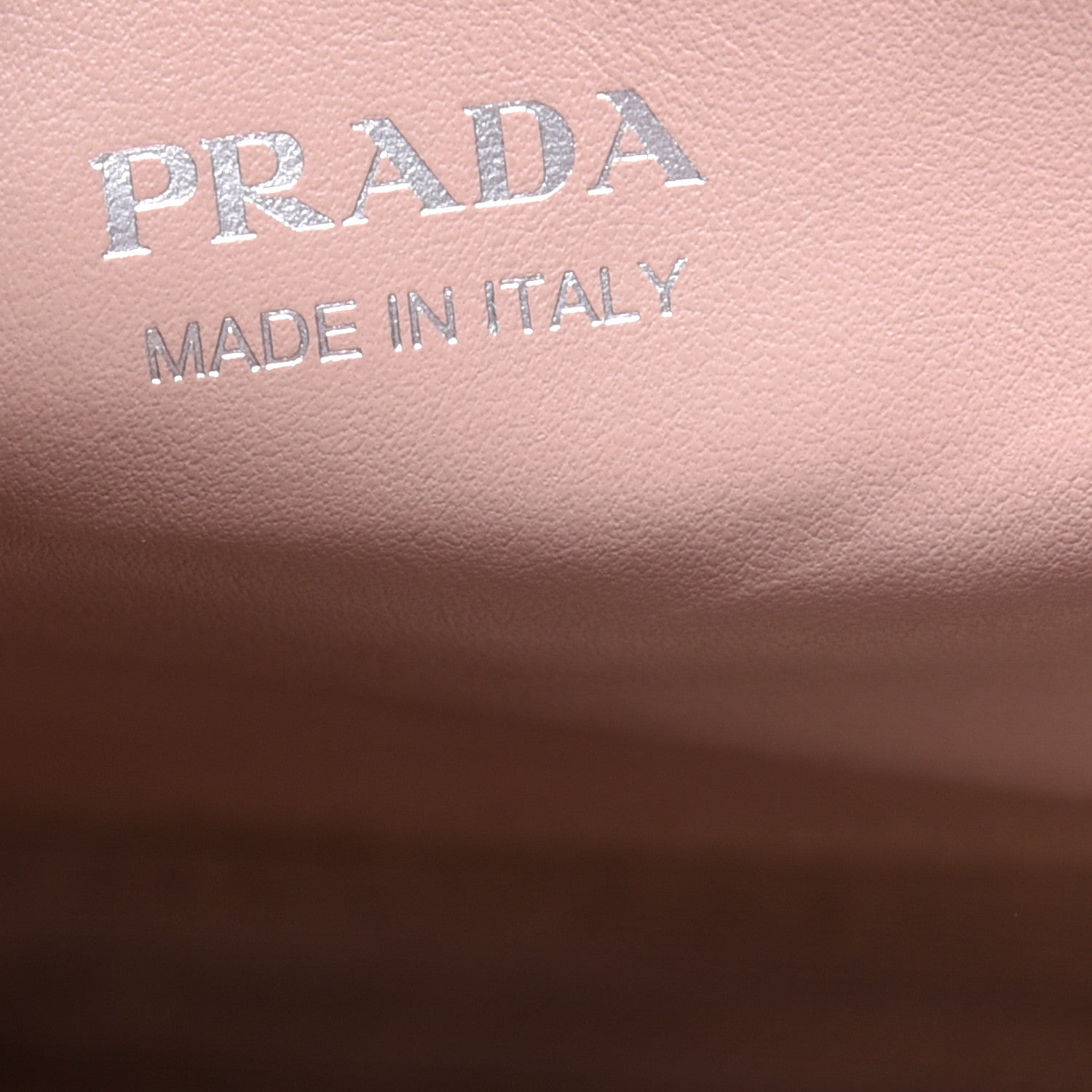 Prada Soft Calfskin Impunture Diagramme Tote Cipria 7 of 9