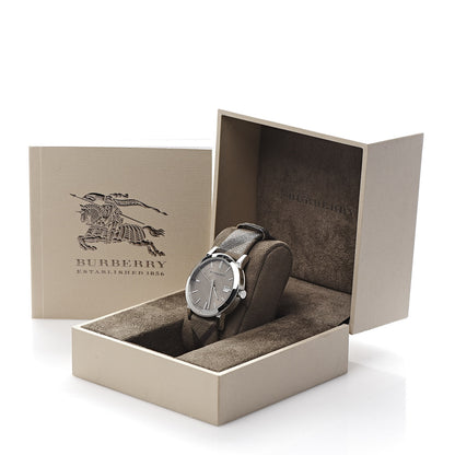 Burberry Stainless Steel 38mm Heritage Nova Check Quartz Watch Beige BU9023 12 of 12
