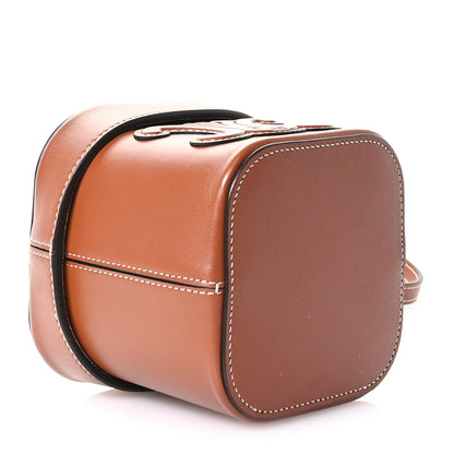 Celine Smooth Calfskin Small Cuir Triomphe Box Tan 4 of 12