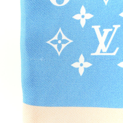 Louis Vuitton Silk Monogram Gradient By The Pool Bandeau Blue 5 of 7