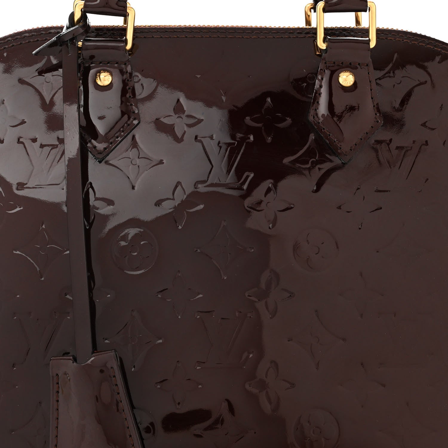 Louis Vuitton Vernis Alma PM Amarante 7 of 9