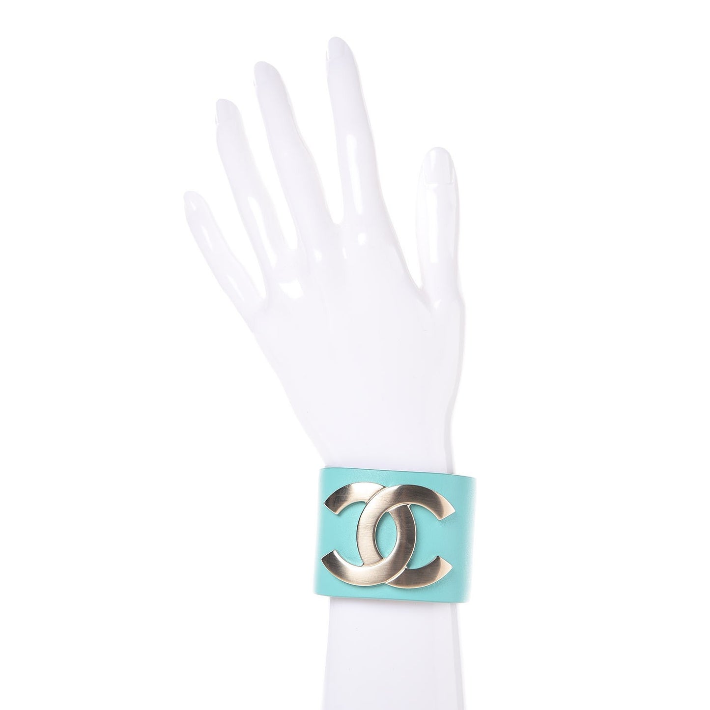 Calfskin CC Wide Cuff M Green