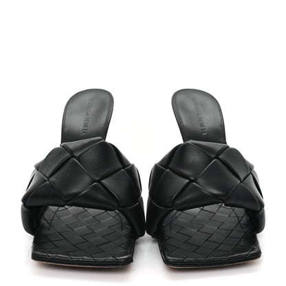 Bottega Veneta Nappa Maxi Intrecciato Lido Mule Sandals 40 Black 3 of 10