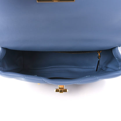 Valentino Garavani Nappa Medium Roman Stud Shoulder Bag Niagara 5 of 11