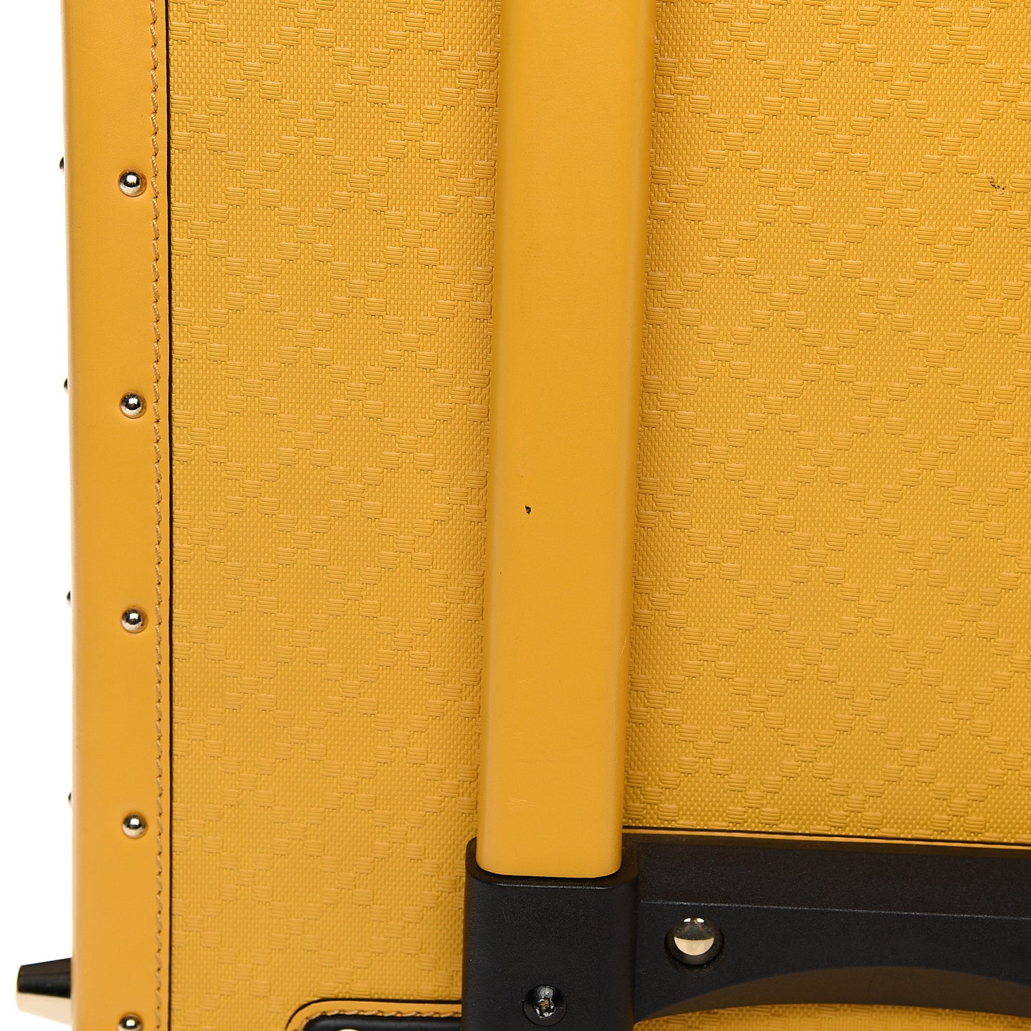 Bright Diamante Structured Suitcase Bumblebee