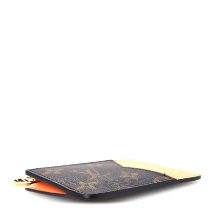 Louis Vuitton Monogram Zipped Romy Card Holder Orange 4 of 7