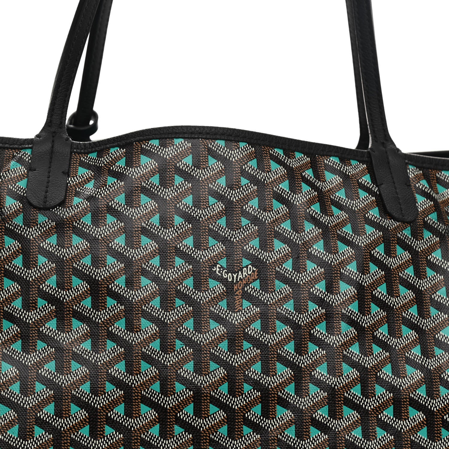 Goyard Goyardine Saint Louis Claire Voie GM Black Opaline 9 of 16